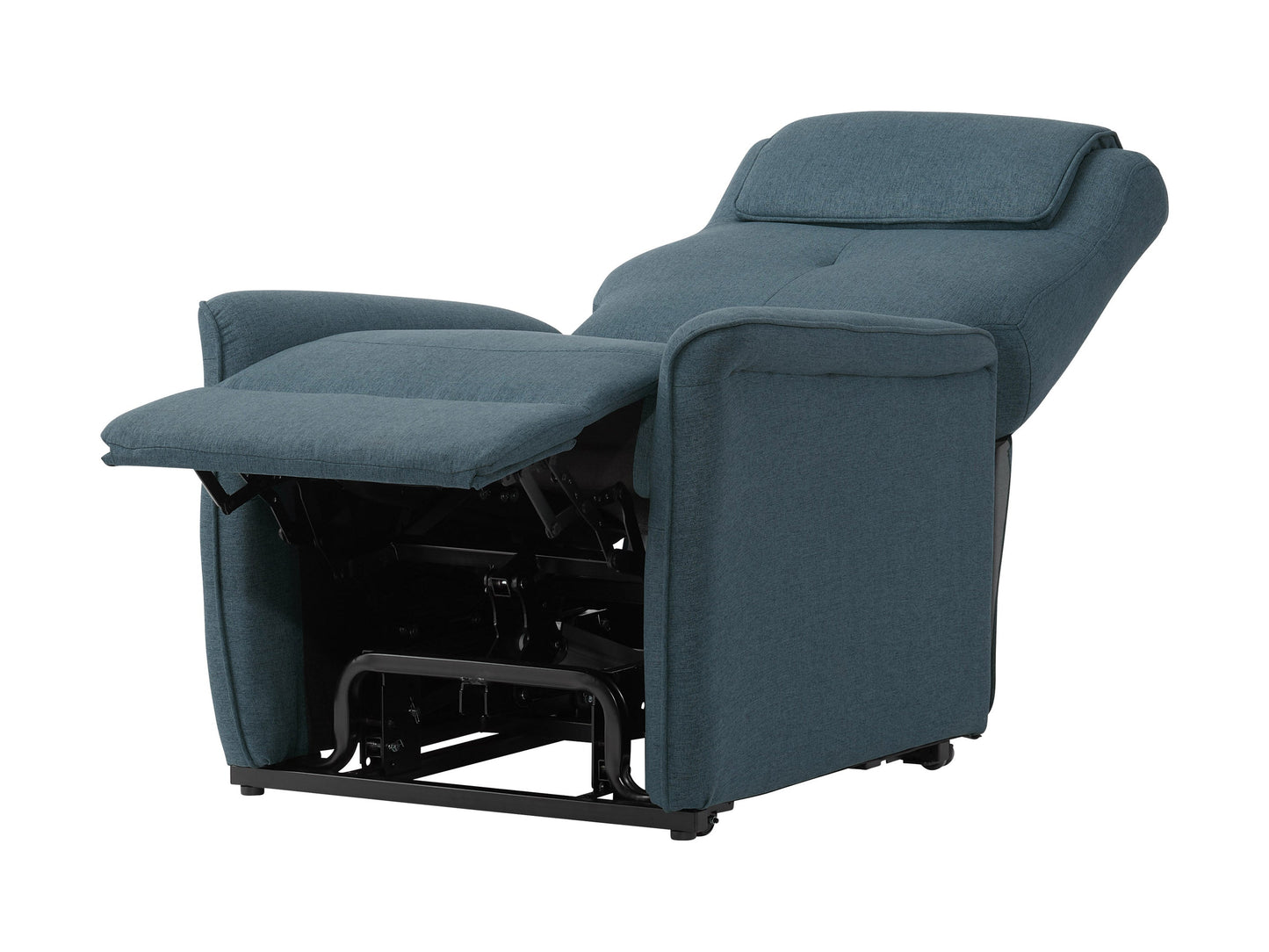 Blue Power Lift Recliner with Remote