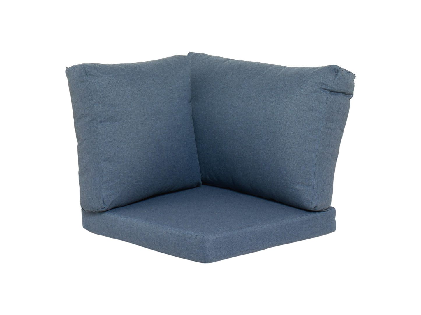 Patio replacement cushions set, square corner sectional, beige and gray fabric, 3-piece, weather-resistant, outdoor furniture, comfortable seating, durable material, modern design.