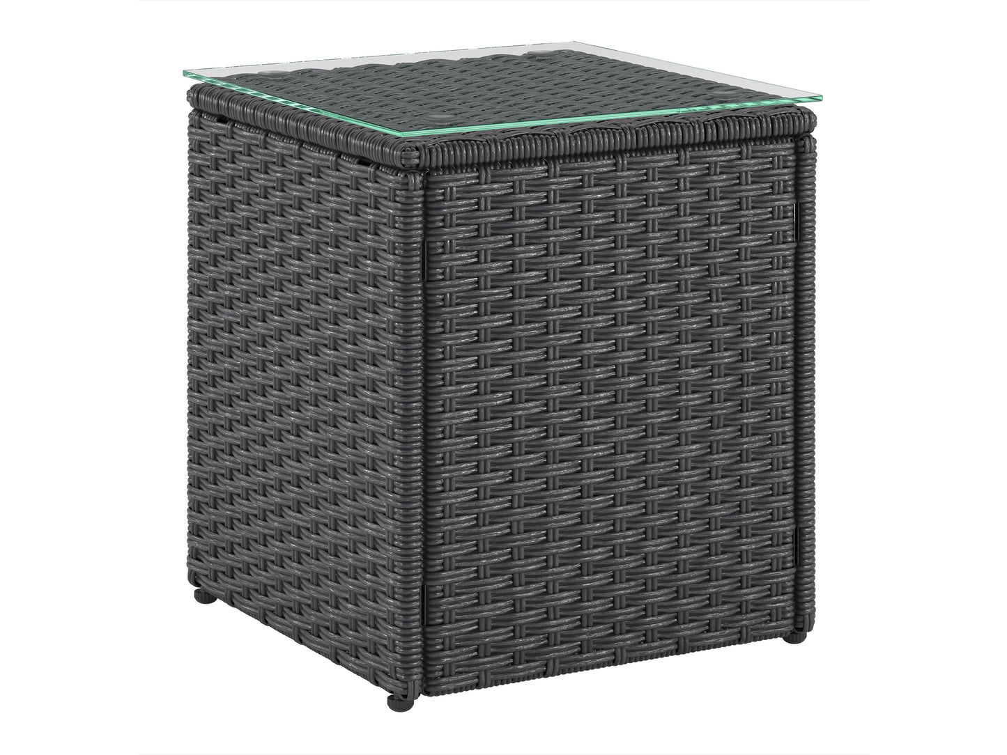 Wicker Patio Side Table - FINAL SALE ITEM