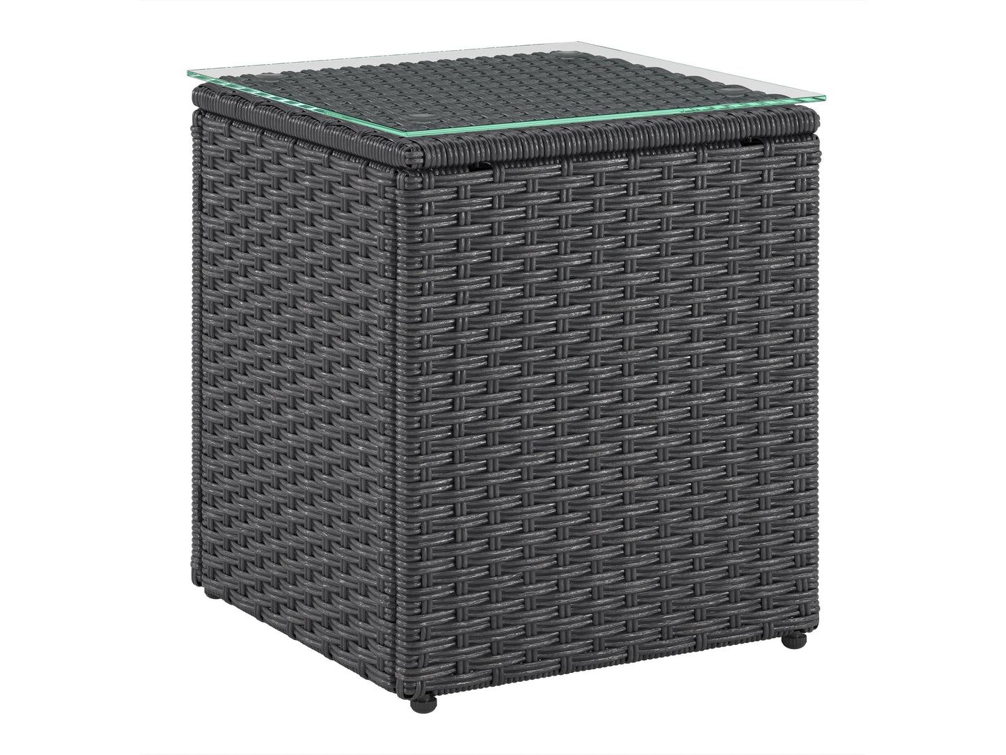 Wicker Patio Side Table - FINAL SALE ITEM