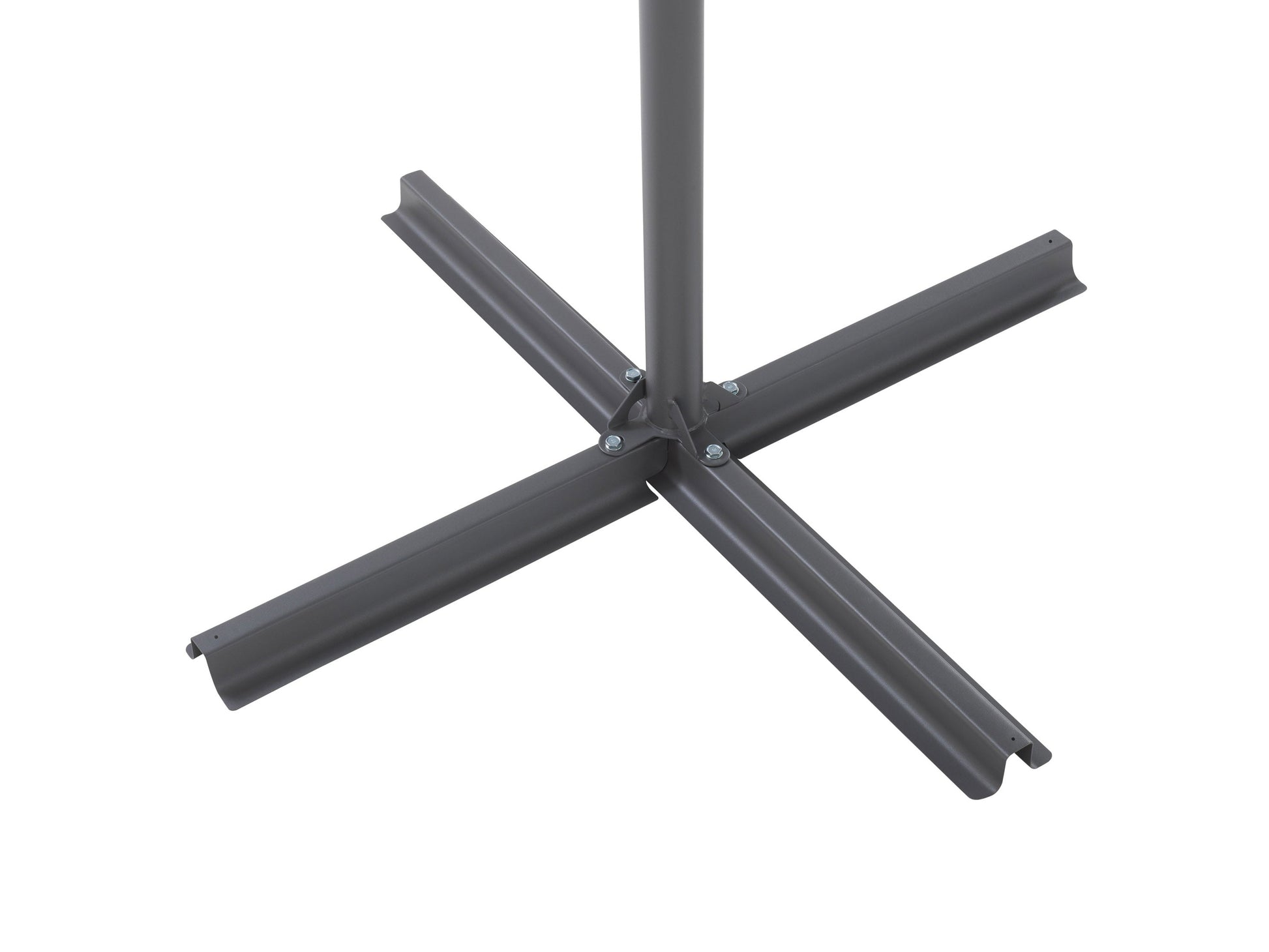 9.5ft crimson red offset patio umbrella with tilting feature, sturdy aluminum frame, UV-resistant fabric, and easy crank lift system, perfect for outdoor shade on patios and decks.