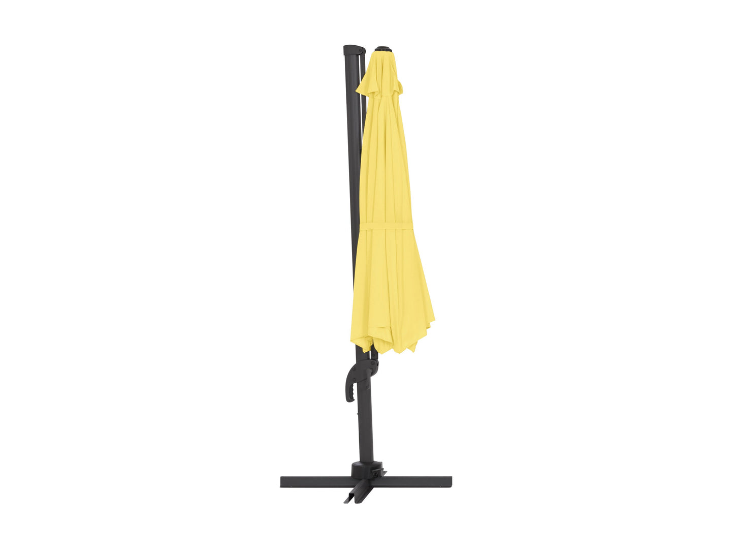 yellow deluxe offset patio umbrella 500 Series product image CorLiving#color_ppu-yellow