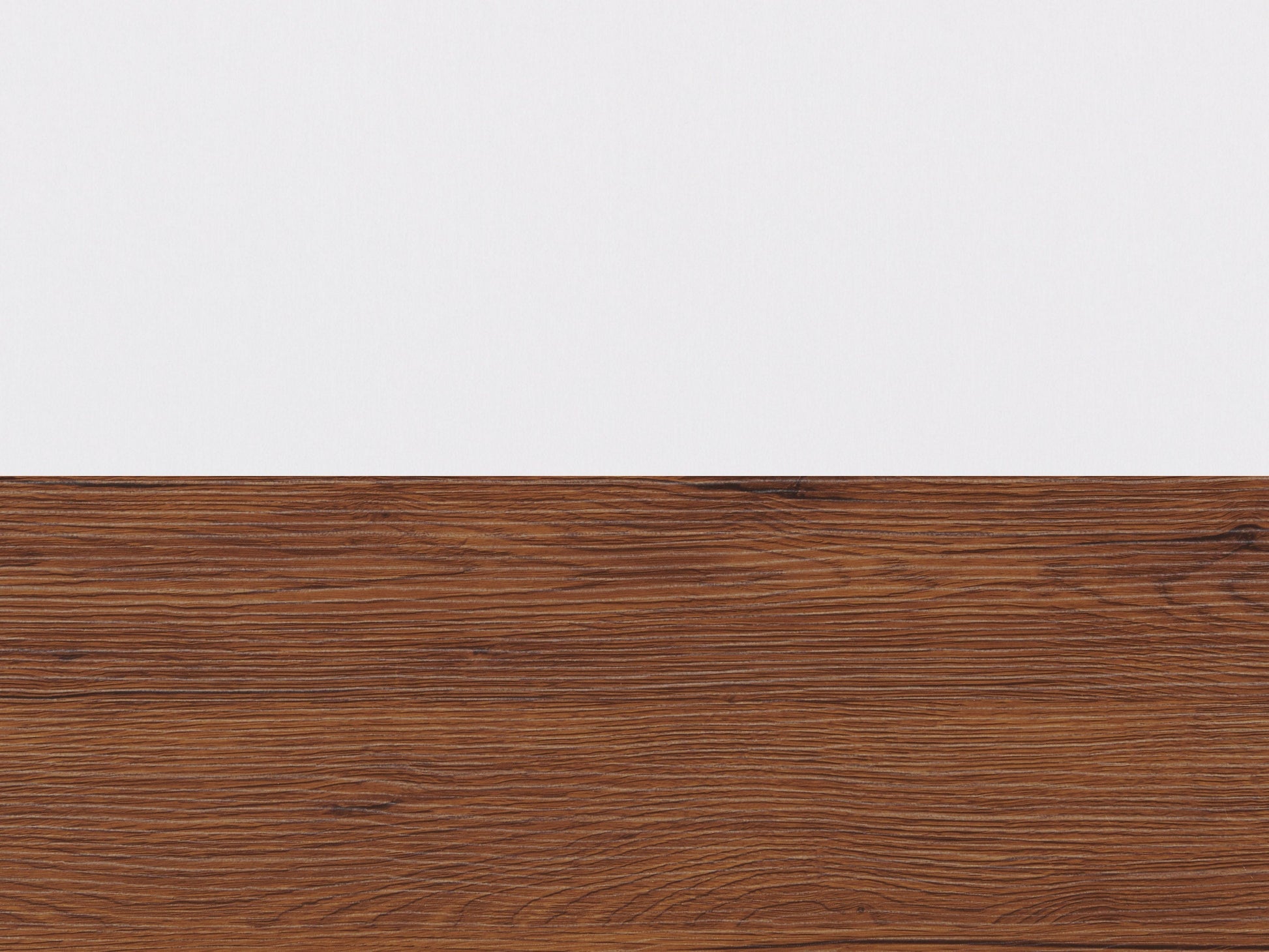 White and dark brown wood TV stand with two open shelves and two cabinets, suitable for TVs up to 68 inches. Features a modern design with a smooth finish, perfect for contemporary living rooms.