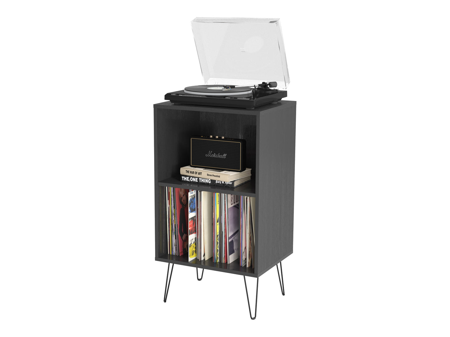 Open Shelf Turntable Stand