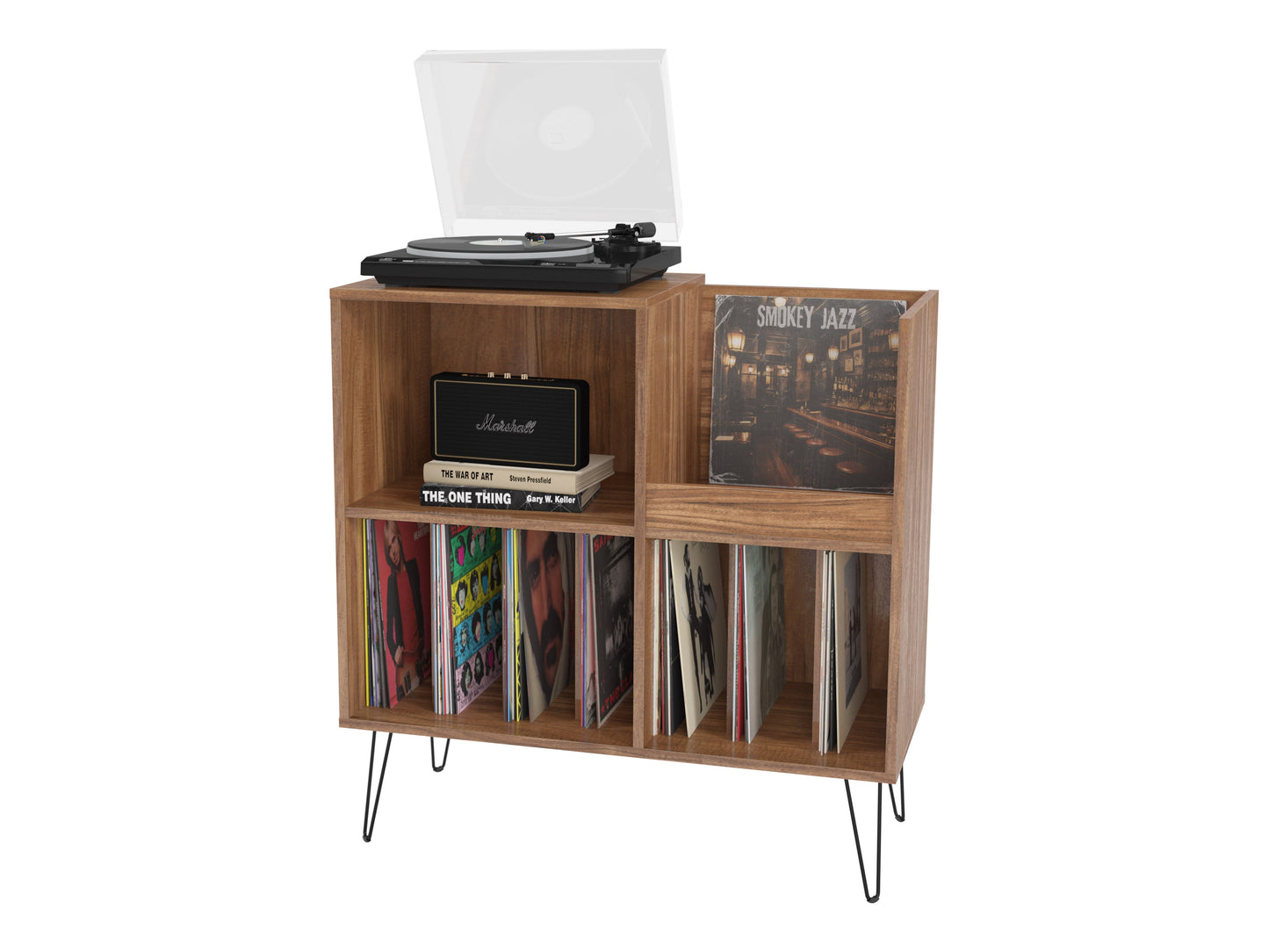 Open Shelf Turntable Stand