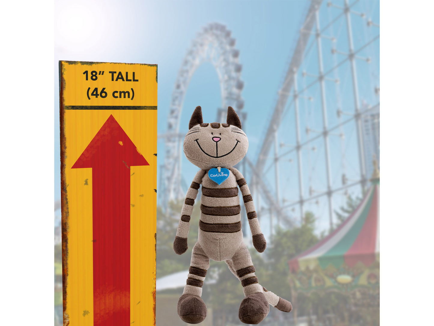 Gray mid-century modern sofa with tufted backrest, wooden legs, and soft linen upholstery. Ideal for living rooms, this stylish couch features a sleek design, durable construction, and comfortable seating for three.