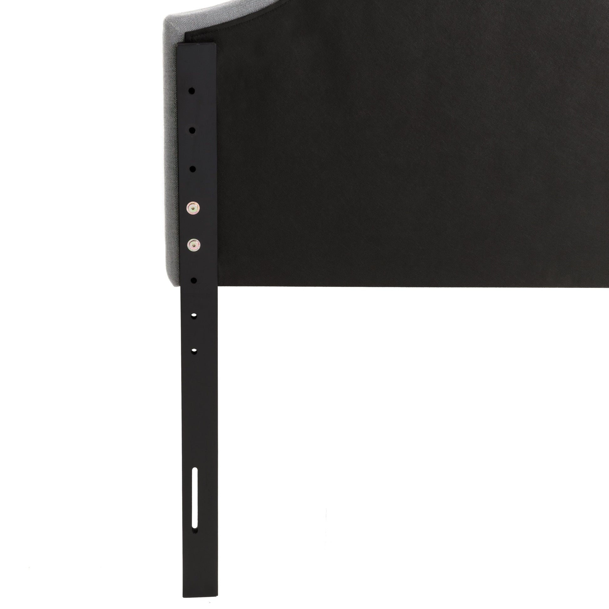 Diamond tufted headboard in beige fabric, featuring elegant button detailing and plush padding, designed for twin/single beds.