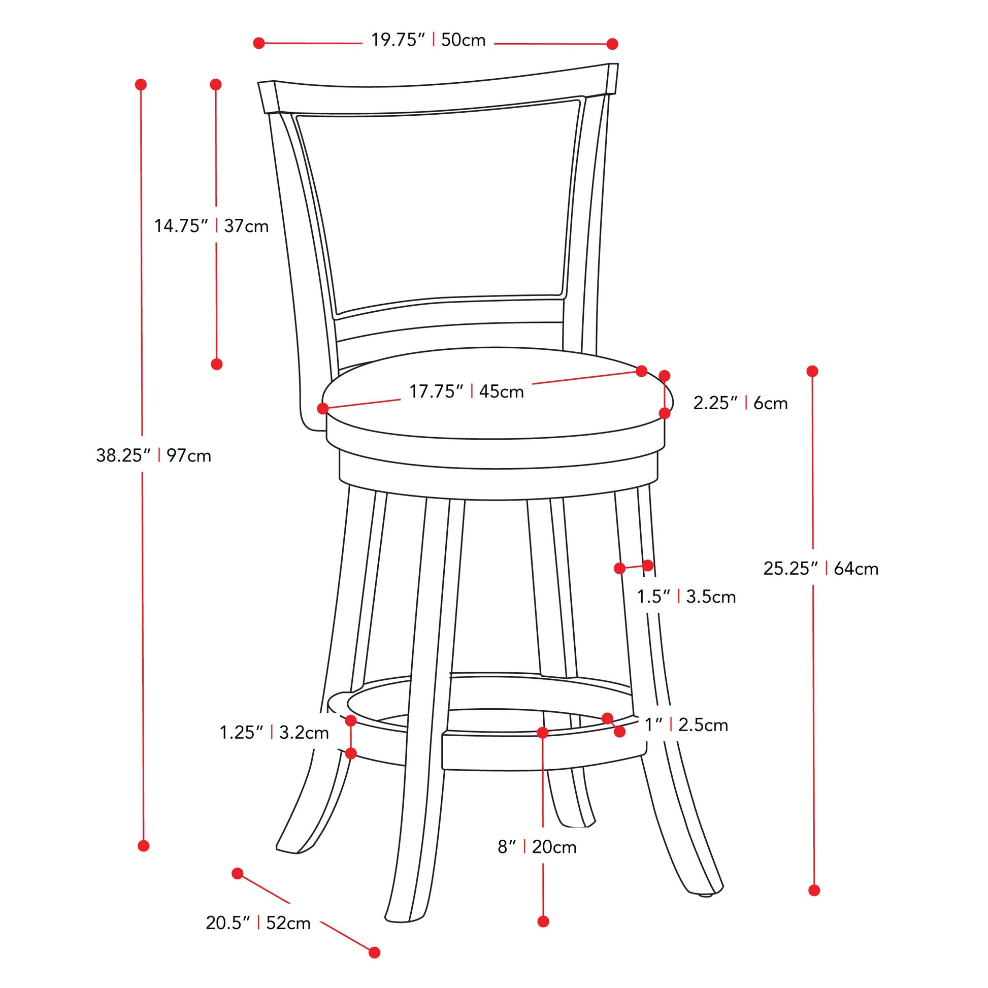 Gray counter height bar stools, set of 2, featuring cushioned seats, dark wood legs, and a modern minimalist design, ideal for kitchen islands and home bars.