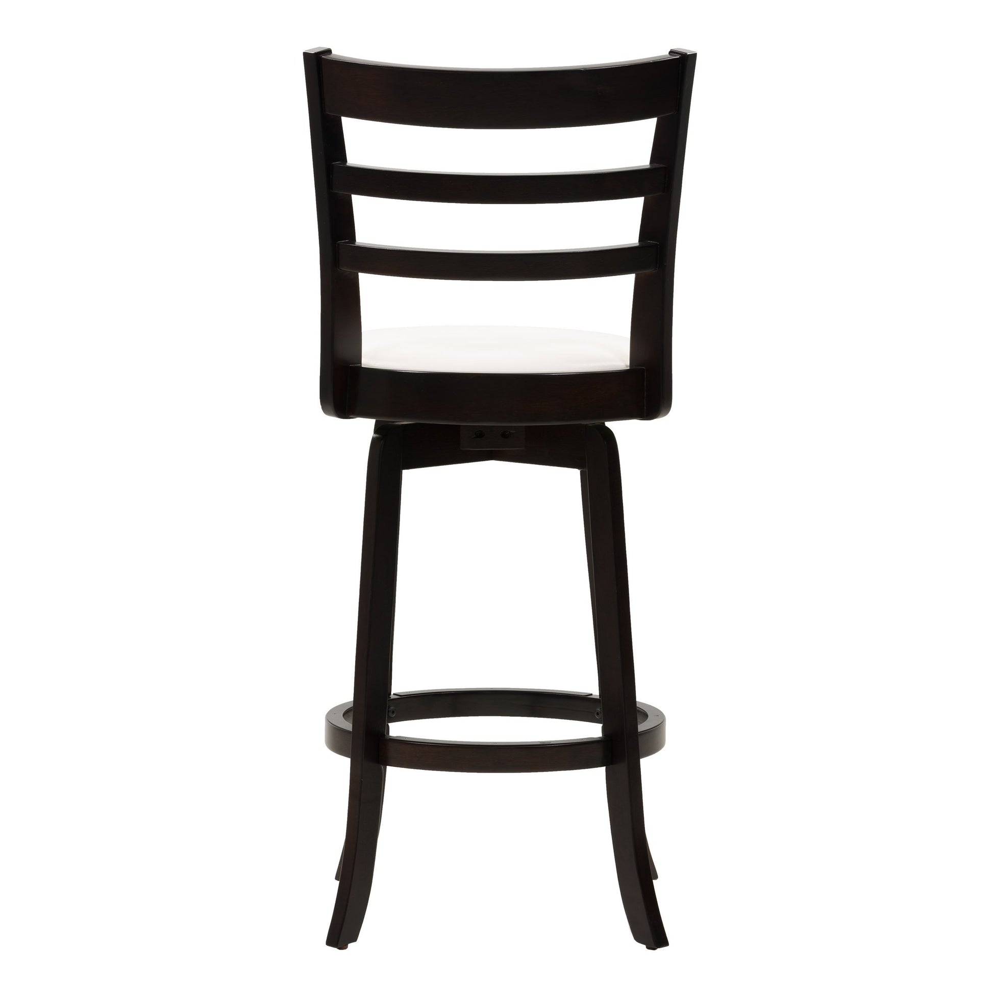 Modern wooden bar stool with a natural oak finish, black metal legs, and a contoured seat for ergonomic comfort, ideal for contemporary kitchen or bar settings.