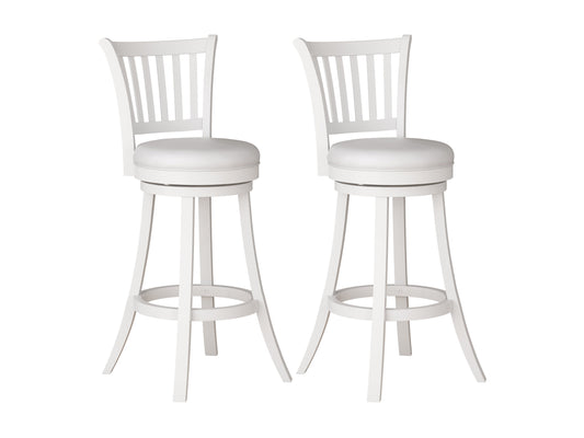 white White Bar Stools Set of 2 Winston Collection product image by CorLiving