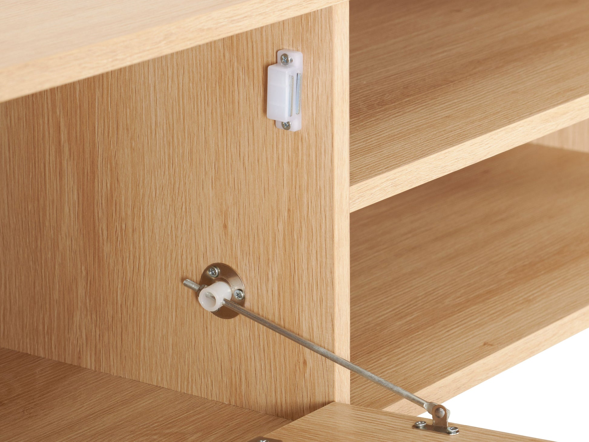 Light Wood TV Stand, TVs up to 85" Himari Collection detail image by CorLiving#color_himari-light-brown