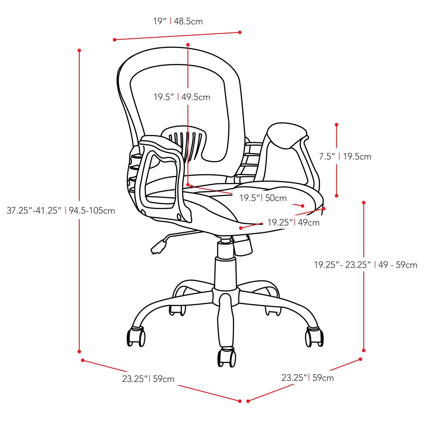 Modern swivel office chair in sleek black leather with chrome base, ergonomic high backrest, adjustable height, and padded armrests, ideal for home or corporate office settings.
