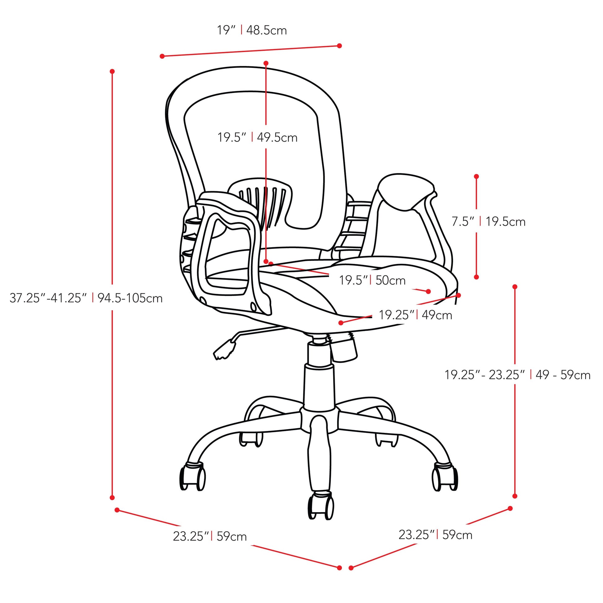 Modern swivel office chair in sleek black leather with chrome base, ergonomic high backrest, adjustable height, and padded armrests, ideal for home or corporate office settings.