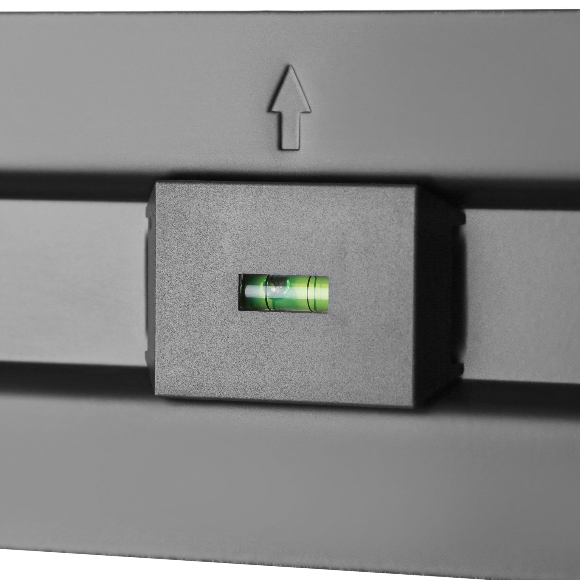 Tilting TV wall mount for 37" - 70" TVs, black steel frame with adjustable brackets, secure locking mechanism, and cable management system. Ideal for home entertainment setups, providing optimal viewing angles.