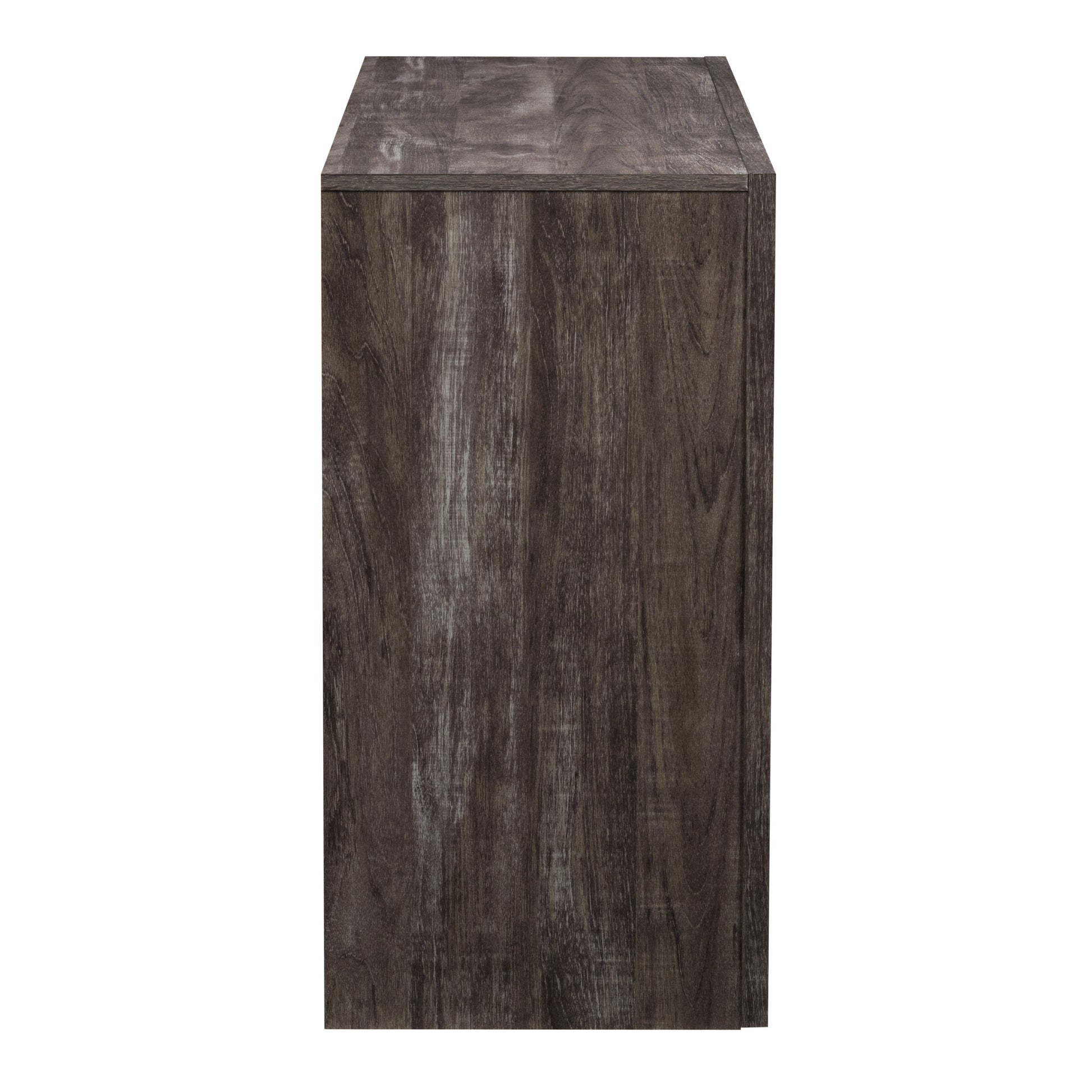 Modern 8 drawer dresser with sleek white finish, natural wood accents, and minimalist metal handles, perfect for contemporary bedroom storage solutions.