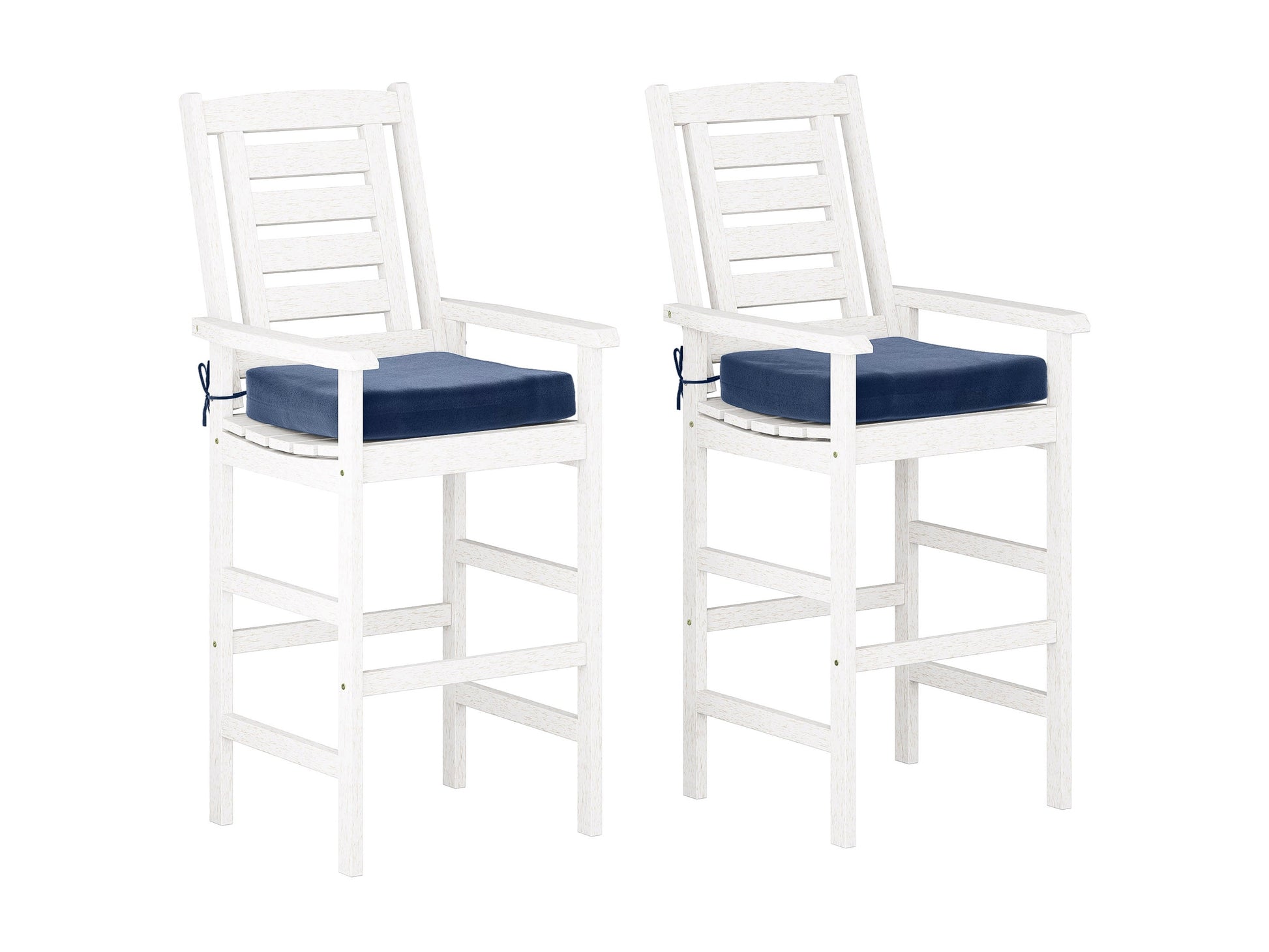 Alt Tag:  
5-piece patio bar bistro set with a rectangular glass-top table and four cushioned bar stools in black metal frame with beige cushions, featuring a sleek modern design and weather-resistant materials.