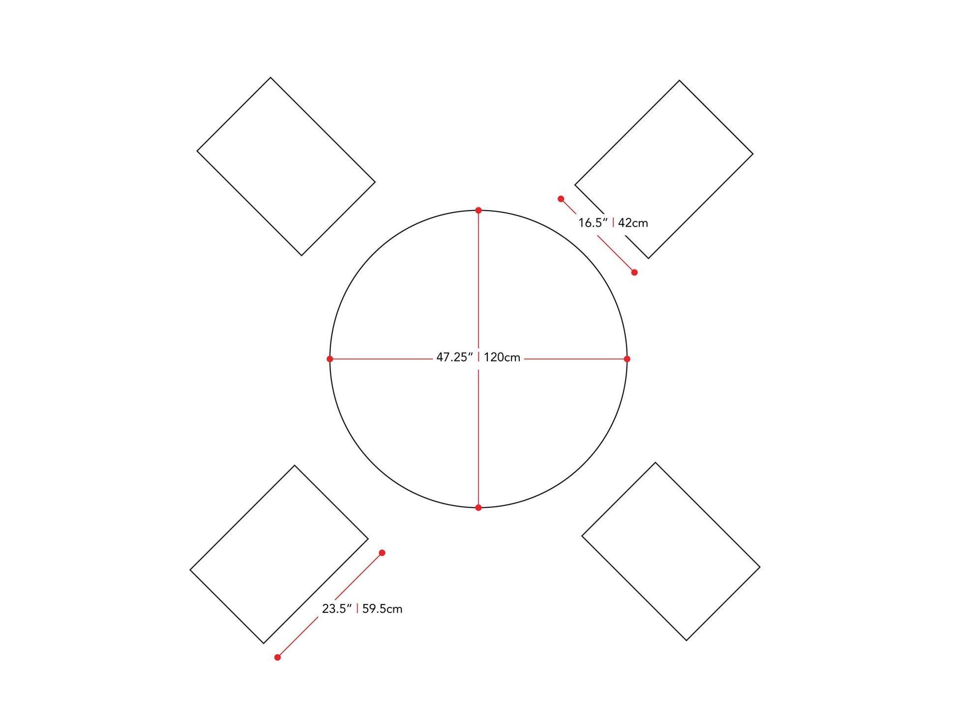 Five-piece folding patio dining set with a rectangular wooden table and four matching chairs featuring a natural wood finish and black metal frames.