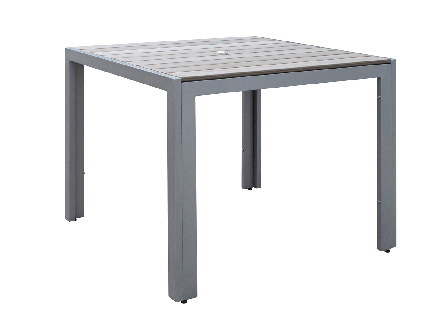 grey Square Outdoor Dining Table Gallant Collection product image by CorLiving#color_grey