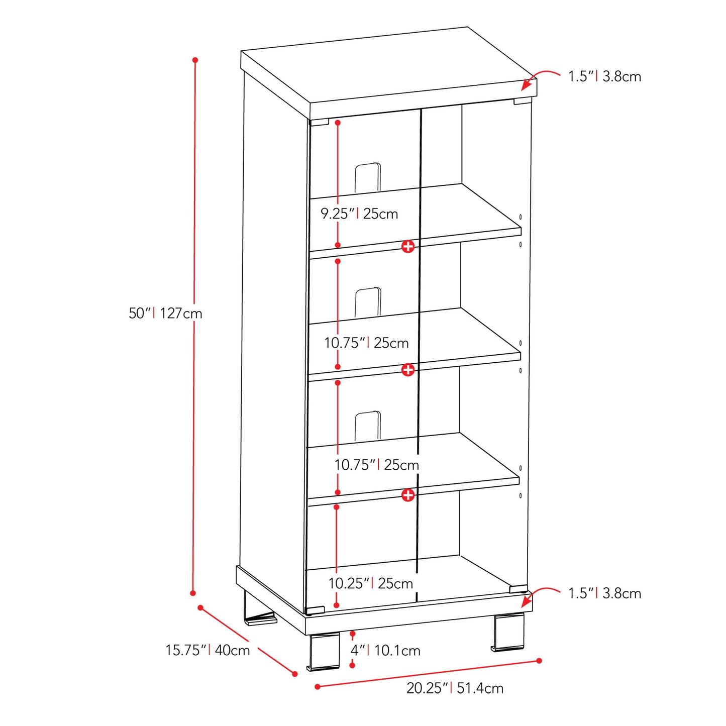 Modern media storage cabinet with sleek white doors, natural wood finish, and minimalist design. Features ample storage space, adjustable shelves, and a sturdy build, perfect for organizing electronics and decor.
