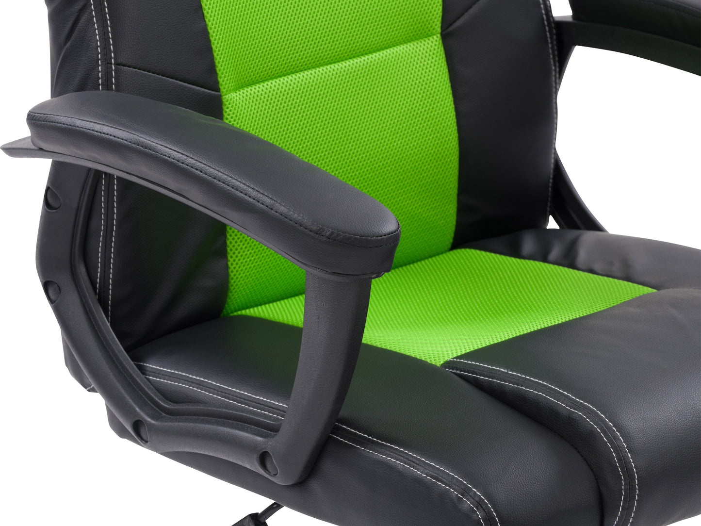 Black and red reclining gaming chair with ergonomic design, padded armrests, adjustable headrest, and lumbar support. Premium leather material with a sleek, modern aesthetic. Ideal for gamers seeking comfort and style.