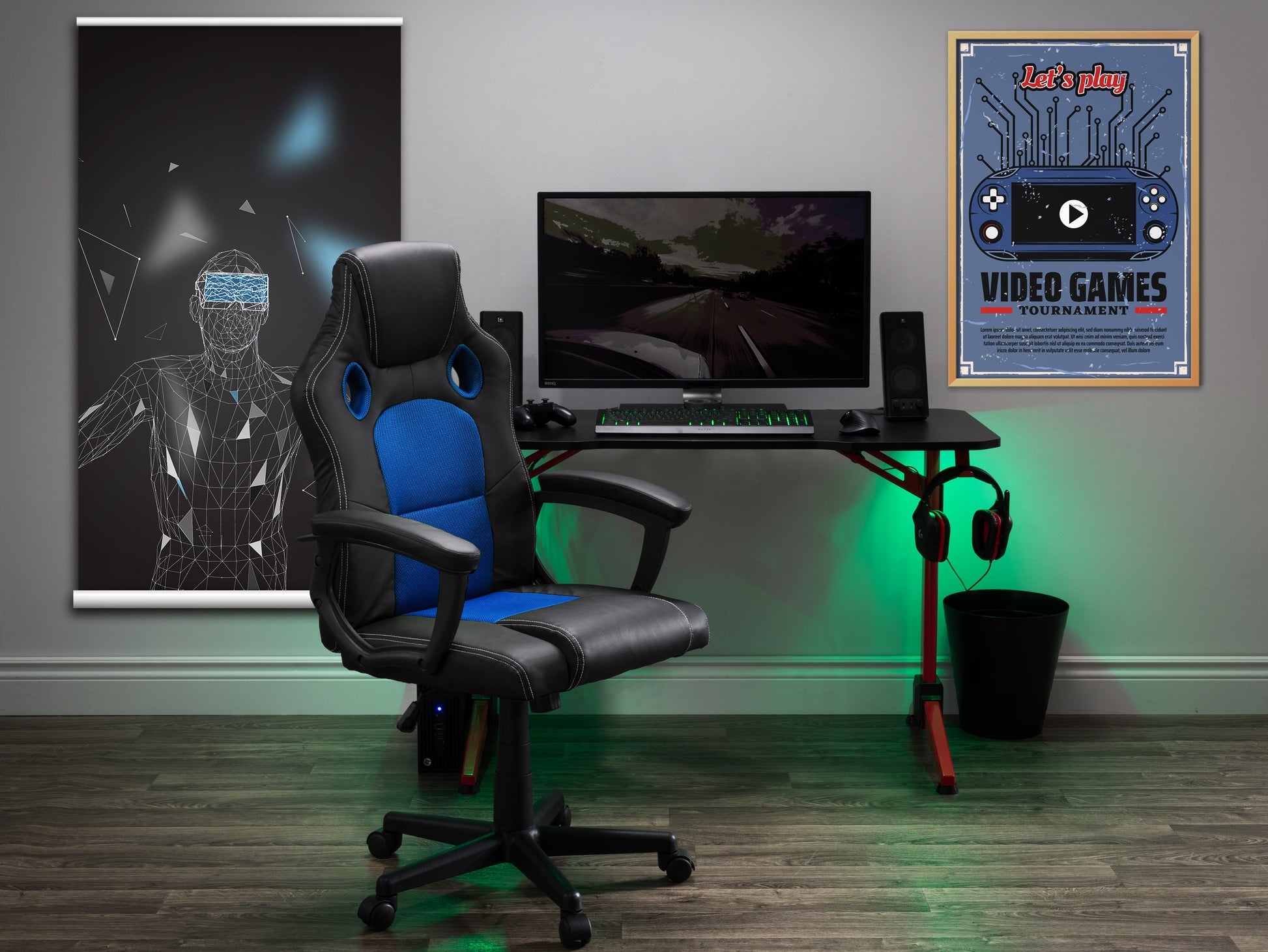 Ergonomic black and red reclining gaming chair with padded armrests, adjustable headrest, and lumbar support, featuring a sleek design and durable leather upholstery for ultimate comfort and style.