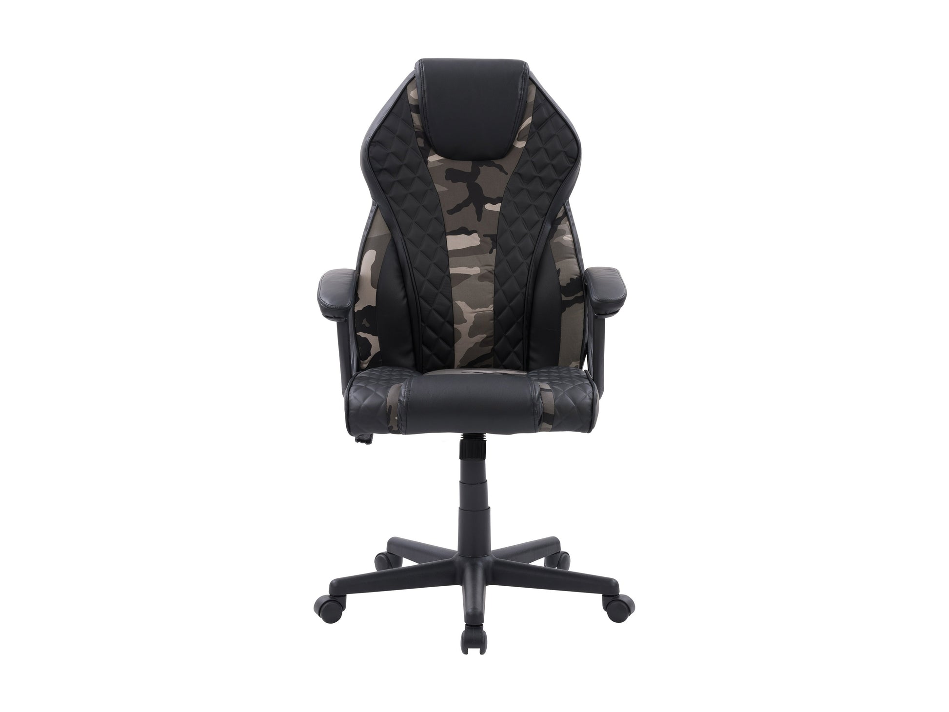 Black ergonomic gaming chair with red accents, high backrest, adjustable armrests, lumbar support, and breathable mesh fabric. Ideal for gamers seeking comfort and style during extended gaming sessions.